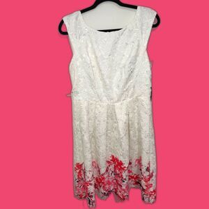 NWT Size 12 Decode 1.8 Floral Lace Watercolor Dress‎ Wedding Dance